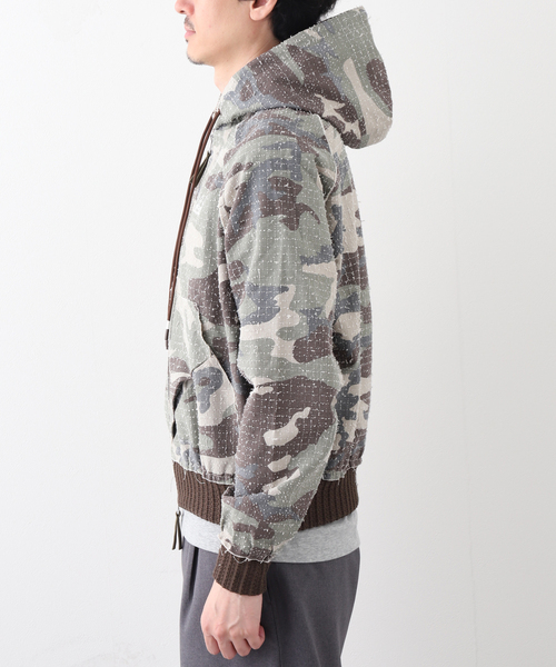 JOINT WORKS(ジョイントワークス)の「PLATEAU STUDIO / プラトースタジオ Camo zip-up(その他アウター・メンズ・グリーン・2/3)」の5枚目の写真