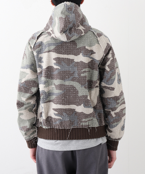 JOINT WORKS(ジョイントワークス)の「PLATEAU STUDIO / プラトースタジオ Camo zip-up(その他アウター・メンズ・グリーン・2/3)」の6枚目の写真