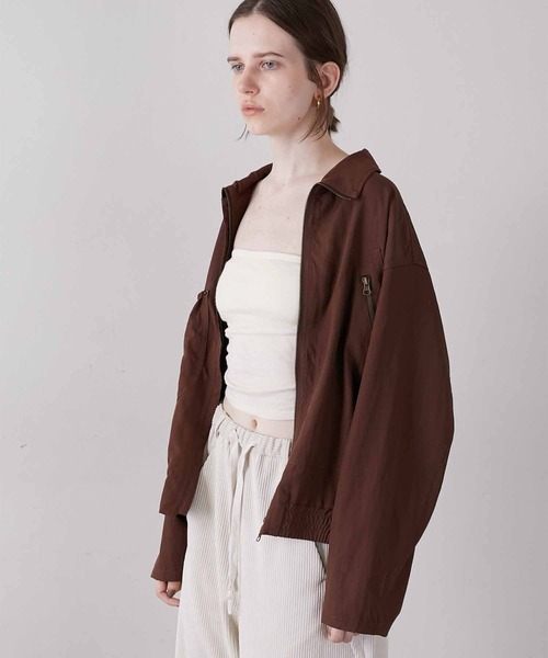 LA PEAU DE GEM ボンバージャケット LA PEAU DE GEM（ラポドゥジェム）の「【LA PEAU DE GEM】bomber