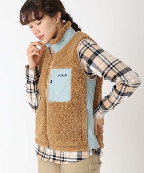 Columbia(コロンビア)の「Columbia/ウィメンズ アーチャーリッジIV ベスト ボア 軽量/コロンビア(ベスト・レディース・ブラウン/ストーン・M/XL/L/S)」の2枚目の写真