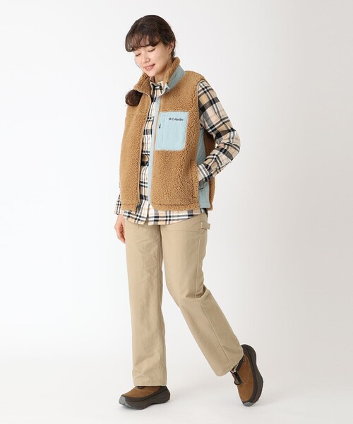 コロンビア アーチャリッジベスト ボア サイズM Columbia／ウィメンズ