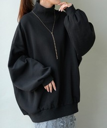 特暖 裏シャギーハイネックスウェット