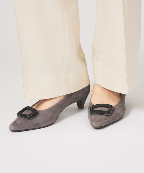 Au BANNISTER(オゥバニスター)の「オーナメント ミドルヒールパンプス(パンプス・レディース・ブラック/グレー/ベージュ・38/39/35/36/37)」の7枚目の写真