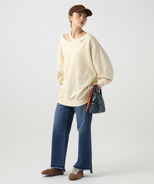 BAYFLOW（ベイフロー）の「コードショルダーパフボストン（ボストンバッグ・レディース・ブラック/ベージュ/ネイビー・FREE）」の10枚目の写真