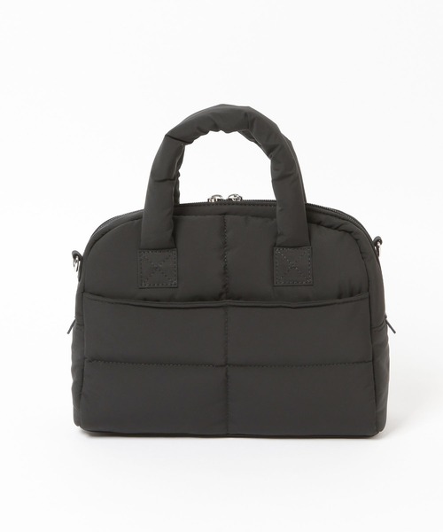 BAYFLOW（ベイフロー）の「コードショルダーパフボストン（ボストンバッグ・レディース・ブラック/ベージュ/ネイビー・FREE）」の4枚目の写真