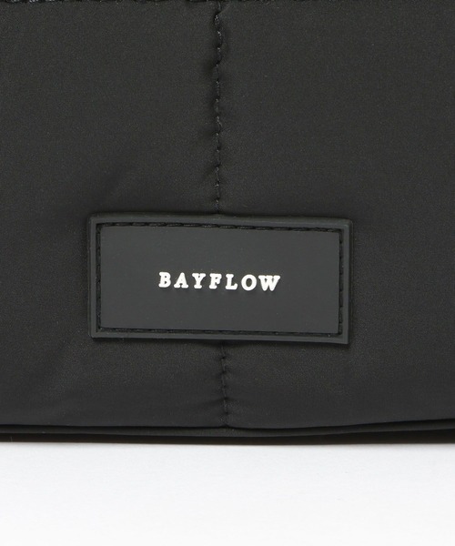 BAYFLOW（ベイフロー）の「コードショルダーパフボストン（ボストンバッグ・レディース・ブラック/ベージュ/ネイビー・FREE）」の20枚目の写真