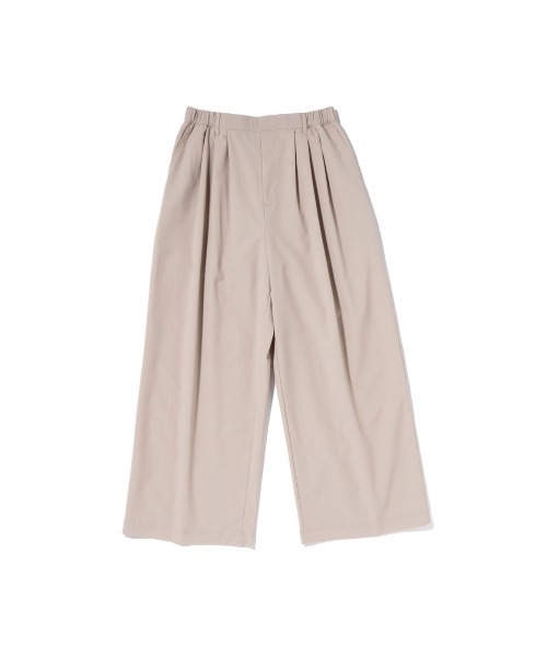 THOUSAND MILE（サウザンドマイル）の「[L's]LONG WIDE PANTS HIGH AIR PERMEABILITY/ロングワイドパンツ（その他パンツ・レディース・ブルー/セージグリーン/グレイッシュベージュ/ブラック・L/M）」の2枚目の写真
