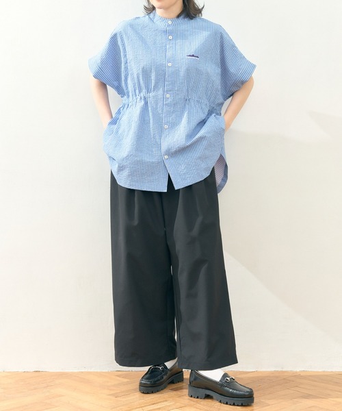 THOUSAND MILE（サウザンドマイル）の「[L's]LONG WIDE PANTS HIGH AIR PERMEABILITY/ロングワイドパンツ（その他パンツ・レディース・ブルー/セージグリーン/グレイッシュベージュ/ブラック・L/M）」の17枚目の写真