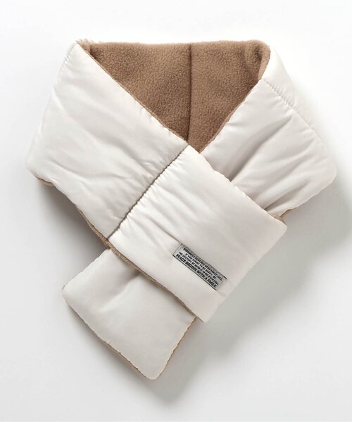 BREEZE（ブリーズ）の「キルティングマフラー（マフラー・キッズ・ブルー/ブラック/アイボリー・MEDIUM/SMALL）」の7枚目の写真