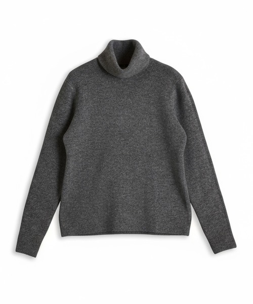 NO ID.（ノーアイディ）の「【NO ID.】Jacquard Knit Turtleneck Pullover / ジャカード ニット タートルネック プルオーバー（ニット/セーター・メンズ・ネイビー/ブラック/グレー/ホワイト・2/1）」の14枚目の写真