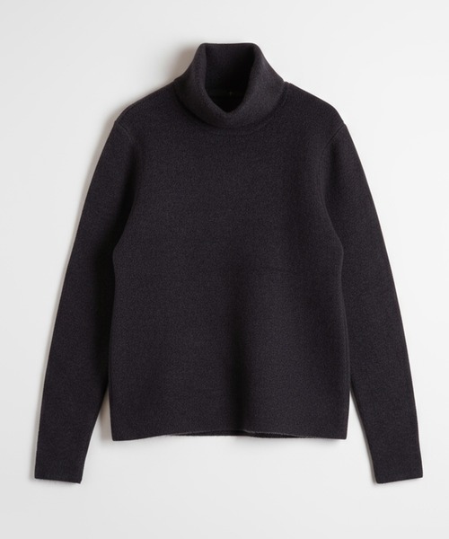 NO ID.（ノーアイディ）の「【NO ID.】Jacquard Knit Turtleneck Pullover / ジャカード ニット タートルネック プルオーバー（ニット/セーター・メンズ・ネイビー/ブラック/グレー/ホワイト・2/1）」の15枚目の写真