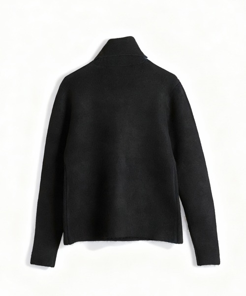 NO ID.（ノーアイディ）の「【NO ID.】Jacquard Knit Turtleneck Pullover / ジャカード ニット タートルネック プルオーバー（ニット/セーター・メンズ・ネイビー/ブラック/グレー/ホワイト・2/1）」の8枚目の写真