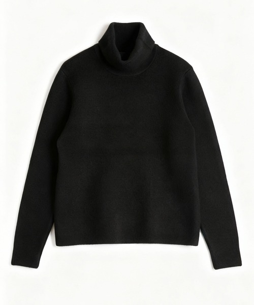 NO ID.（ノーアイディ）の「【NO ID.】Jacquard Knit Turtleneck Pullover / ジャカード ニット タートルネック プルオーバー（ニット/セーター・メンズ・ネイビー/ブラック/グレー/ホワイト・2/1）」の16枚目の写真