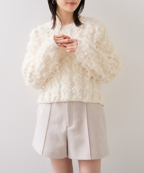 VIS（ビス）の「ジャージメルトンベルト付きショートパンツ（その他パンツ・レディース・グレー系その他/ベージュ/チャコールグレー・S/M）」の9枚目の写真