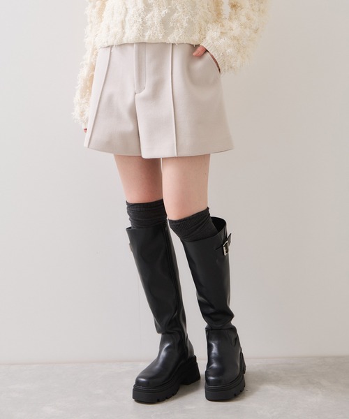 VIS（ビス）の「ジャージメルトンベルト付きショートパンツ（その他パンツ・レディース・グレー系その他/ベージュ/チャコールグレー・S/M）」の21枚目の写真