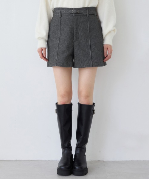 ジャージメルトンベルト付きショートパンツ（その他パンツ）｜VIS