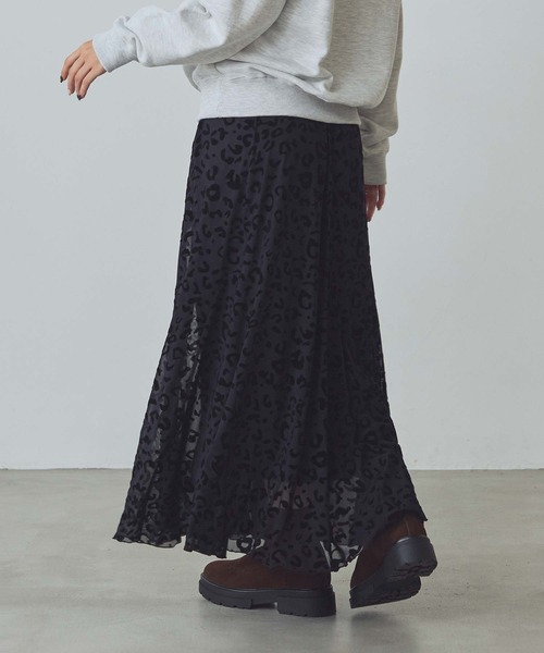 Gready Brilliant（グレディブリリアン）の「フロッキープリントチュールスカート（スカート・レディース・その他/レオパード・FREE）」の18枚目の写真