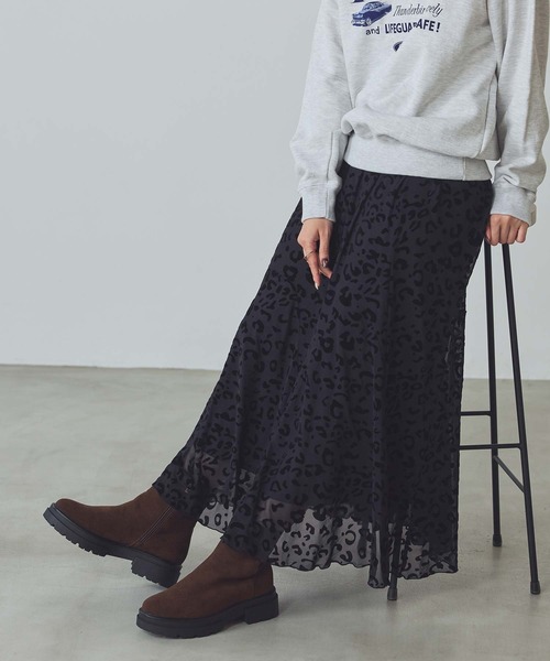 Gready Brilliant（グレディブリリアン）の「フロッキープリントチュールスカート（スカート・レディース・その他/レオパード・FREE）」の20枚目の写真
