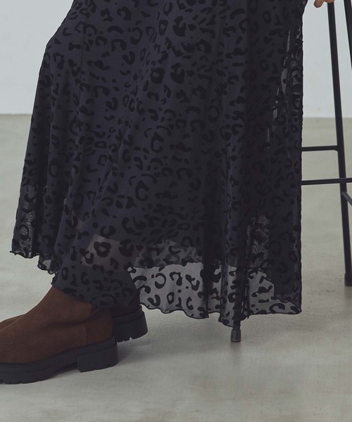 Gready Brilliant（グレディブリリアン）の「フロッキープリントチュールスカート（スカート・レディース・その他/レオパード・FREE）」の21枚目の写真