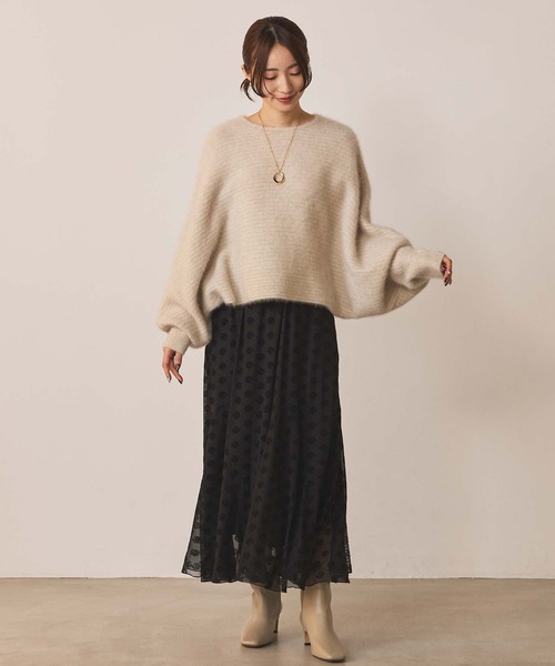 Gready Brilliant（グレディブリリアン）の「フロッキープリントチュールスカート（スカート・レディース・その他/レオパード・FREE）」の6枚目の写真