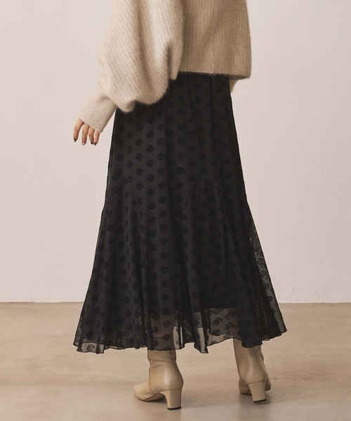 Gready Brilliant（グレディブリリアン）の「フロッキープリントチュールスカート（スカート・レディース・その他/レオパード・FREE）」の9枚目の写真