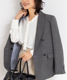 NOLLEY’S Sophi（ノーリーズソフィ）の「ウォッシャブルストレッチバックサテンボウタイブラウス（シャツ/ブラウス）」