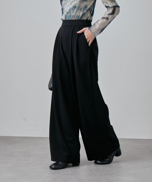 ポンチ2タックワイドパンツ（スラックス）｜Lui's（ルイス）の