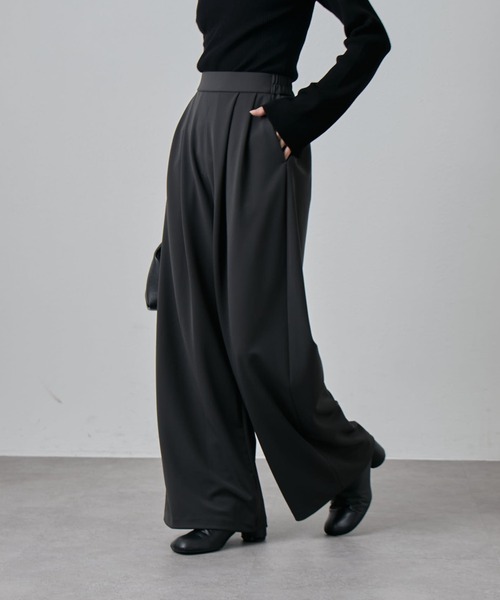 ポンチ2タックワイドパンツ（スラックス）｜Lui's（ルイス）の