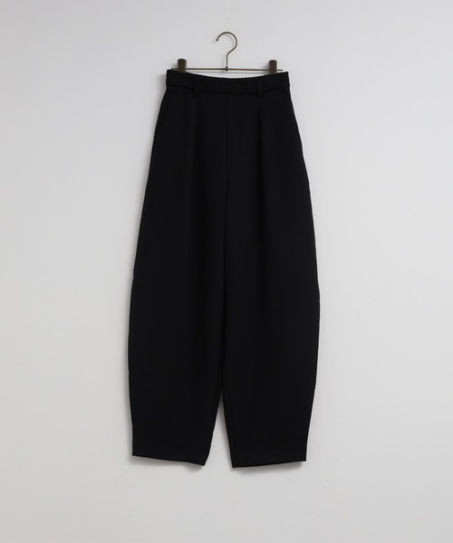 for/c（フォーシー）の「[セットアップ対応]タックカーブパンツ【サスティナブル】（その他パンツ・レディース・ブラック/ライトベージュ・M/L/LL/PM/TM）」の22枚目の写真