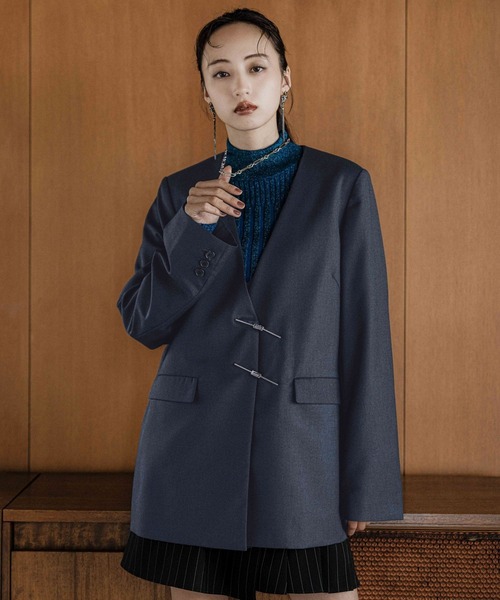 KANAGUノーカラージャケット(HARE)（ノーカラージャケット）｜HARE