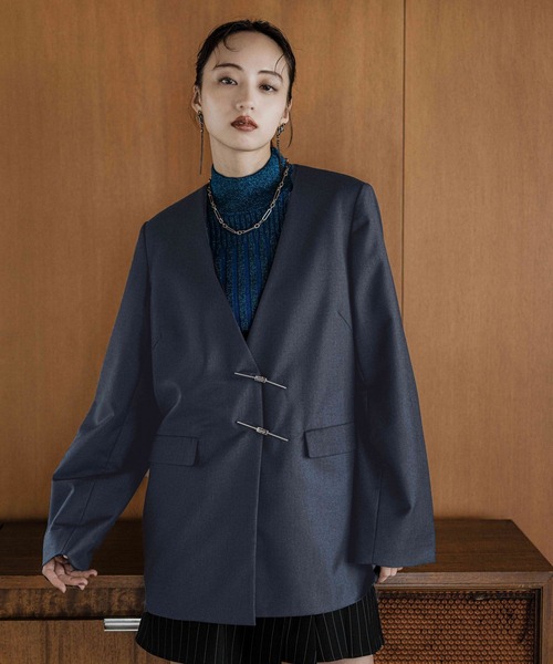 KANAGUノーカラージャケット(HARE)（ノーカラージャケット）｜HARE