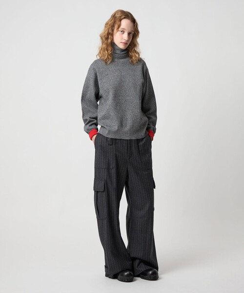 6（ロク）の「＜6(ROKU)＞コットン ナイロン スノーパンツ