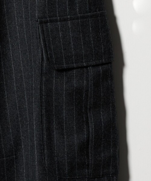 6（ロク）の「＜6(ROKU)＞W カーゴパンツ（カーゴパンツ・レディース・ダークグレー/オリーブ・38/32/34/36）」の13枚目の写真