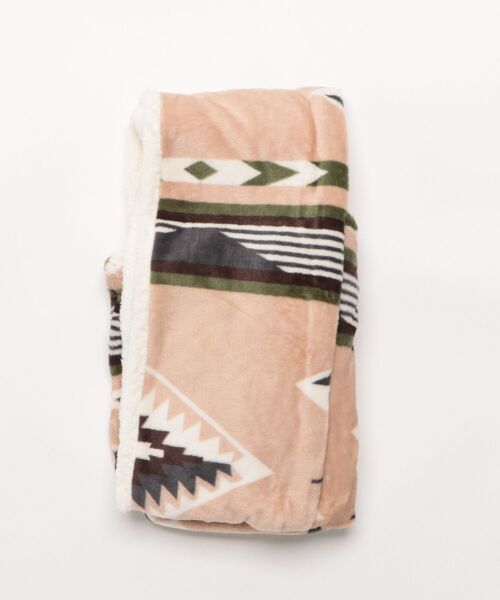 チャイハネ（チャイハネ）の「【チャイハネ】NOMADY ノマディフードマフラー（マフラー・レディース・ナチュラル/ブラック/サンドベージュ/スカイブルー・FREE）」の16枚目の写真