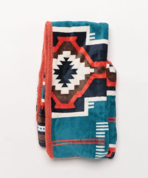 チャイハネ（チャイハネ）の「【チャイハネ】NOMADY ノマディフードマフラー（マフラー・レディース・ナチュラル/ブラック/サンドベージュ/スカイブルー・FREE）」の9枚目の写真