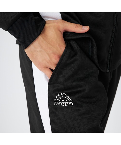 Kappa(カッパ)の「Kappa カッパ ブランド ワンポイント ロゴ 裏起毛 ブリスタージャージ トラックパンツ(その他パンツ・メンズ・ネイビー/ブラック・M/LL/L)」の13枚目の写真