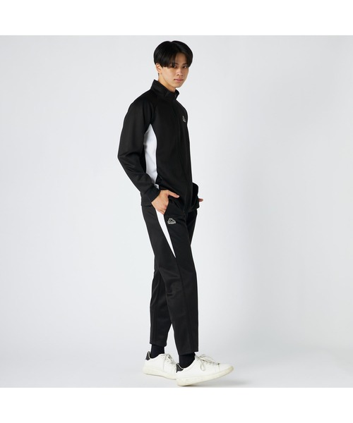 Kappa(カッパ)の「Kappa カッパ ブランド ワンポイント ロゴ 裏起毛 ブリスタージャージ トラックパンツ(その他パンツ・メンズ・ネイビー/ブラック・M/LL/L)」の10枚目の写真