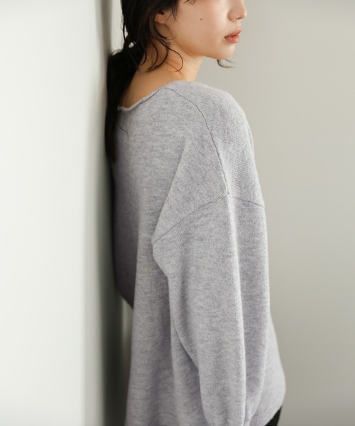 Et】Deep V-Neck Wool Mix Knit（ニット/セーター）｜select MOCA Et