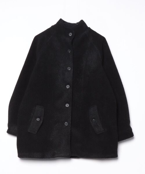 FREE STYLISTS(フリー スタイリスト)の「YUGA_YGMC Lapel single-breasted wool-look coat(その他アウター・レディース・ブラウン/ブラック・FREE)」の12枚目の写真