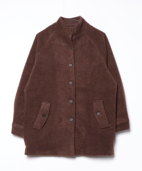 FREE STYLISTS(フリー スタイリスト)の「YUGA_YGMC Lapel single-breasted wool-look coat(その他アウター・レディース・ブラウン/ブラック・FREE)」の15枚目の写真