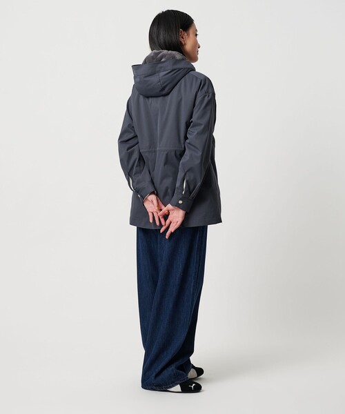 セール】ドロスト フェイクファー 3WAY フードブルゾン ‐撥水‐＜A DAY