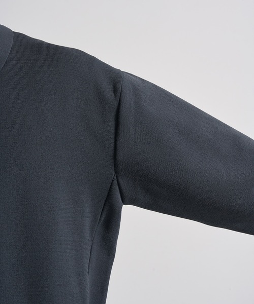 CITY TOKYO（シティトウキョウ）の「【CITY TOKYO/シティートーキョー】Joint knit ポロカーディガン（カーディガン/ボレロ・メンズ・ネイビー/ライトブルーグレー・1/2）」の8枚目の写真