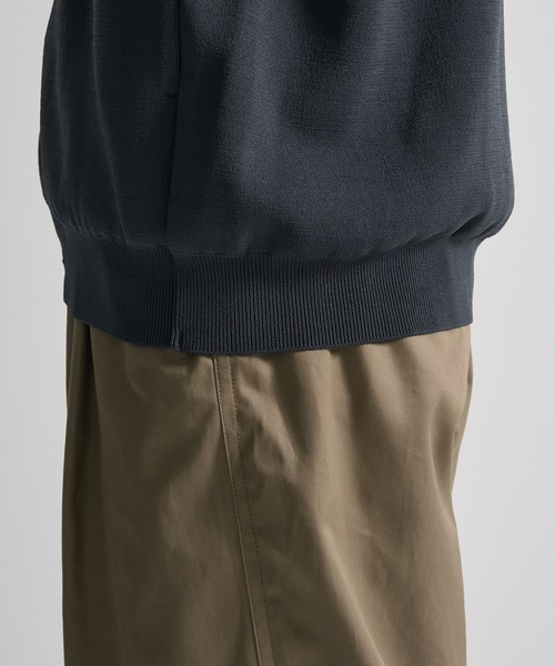 CITY TOKYO（シティトウキョウ）の「【CITY TOKYO/シティートーキョー】Joint knit ポロカーディガン（カーディガン/ボレロ・メンズ・ネイビー/ライトブルーグレー・1/2）」の9枚目の写真