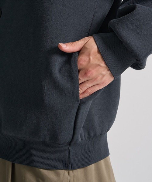 CITY TOKYO（シティトウキョウ）の「【CITY TOKYO/シティートーキョー】Joint knit ポロカーディガン（カーディガン/ボレロ・メンズ・ネイビー/ライトブルーグレー・1/2）」の11枚目の写真