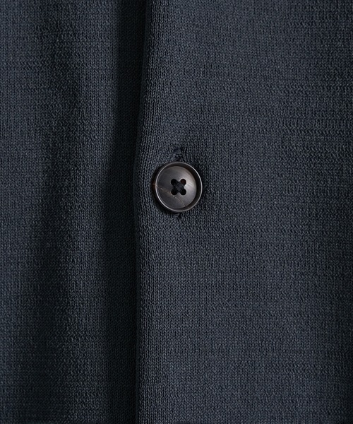 CITY TOKYO（シティトウキョウ）の「【CITY TOKYO/シティートーキョー】Joint knit ポロカーディガン（カーディガン/ボレロ・メンズ・ネイビー/ライトブルーグレー・1/2）」の12枚目の写真