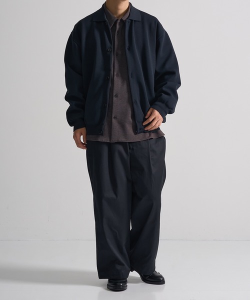 CITY TOKYO（シティトウキョウ）の「【CITY TOKYO/シティートーキョー】Joint knit ポロカーディガン（カーディガン/ボレロ・メンズ・ネイビー/ライトブルーグレー・1/2）」の13枚目の写真