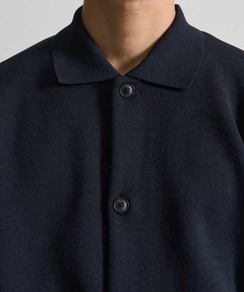 CITY TOKYO（シティトウキョウ）の「【CITY TOKYO/シティートーキョー】Joint knit ポロカーディガン（カーディガン/ボレロ・メンズ・ネイビー/ライトブルーグレー・1/2）」の17枚目の写真