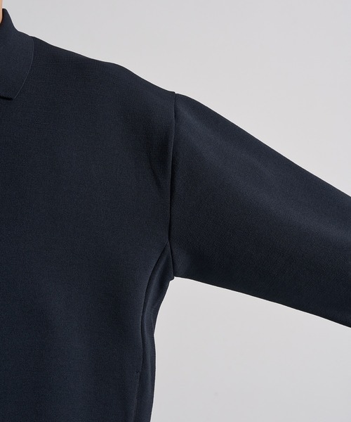 CITY TOKYO（シティトウキョウ）の「【CITY TOKYO/シティートーキョー】Joint knit ポロカーディガン（カーディガン/ボレロ・メンズ・ネイビー/ライトブルーグレー・1/2）」の18枚目の写真