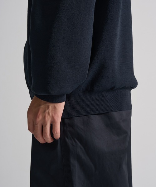 CITY TOKYO（シティトウキョウ）の「【CITY TOKYO/シティートーキョー】Joint knit ポロカーディガン（カーディガン/ボレロ・メンズ・ネイビー/ライトブルーグレー・1/2）」の19枚目の写真