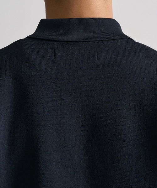 CITY TOKYO（シティトウキョウ）の「【CITY TOKYO/シティートーキョー】Joint knit ポロカーディガン（カーディガン/ボレロ・メンズ・ネイビー/ライトブルーグレー・1/2）」の21枚目の写真